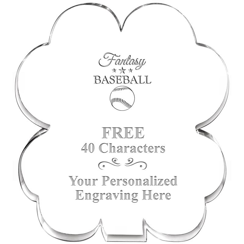 6" 4 LEAF CLOVER ACRYLIC