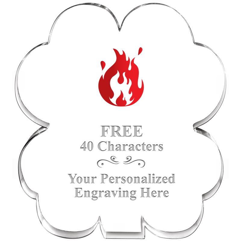 6" 4 LEAF CLOVER ACRYLIC