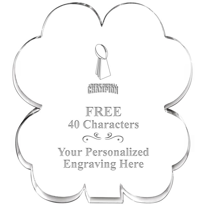 6" 4 LEAF CLOVER ACRYLIC