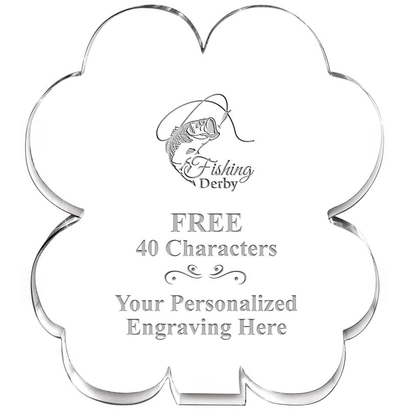 6" 4 LEAF CLOVER ACRYLIC