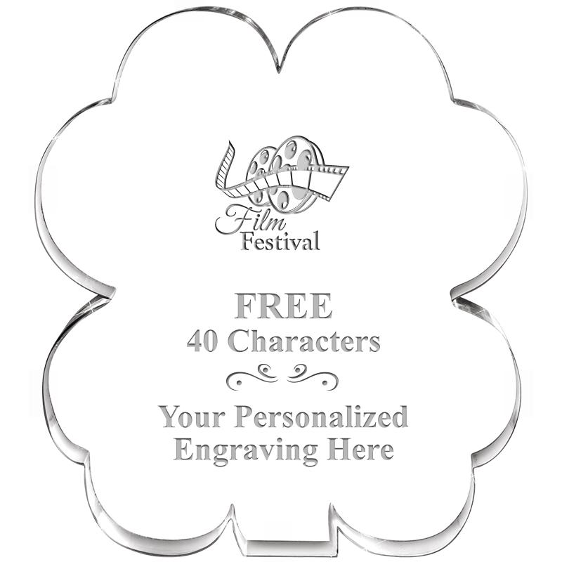 6" 4 LEAF CLOVER ACRYLIC