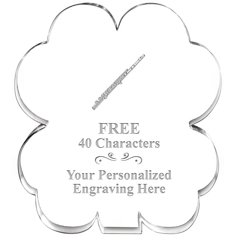 6" 4 LEAF CLOVER ACRYLIC