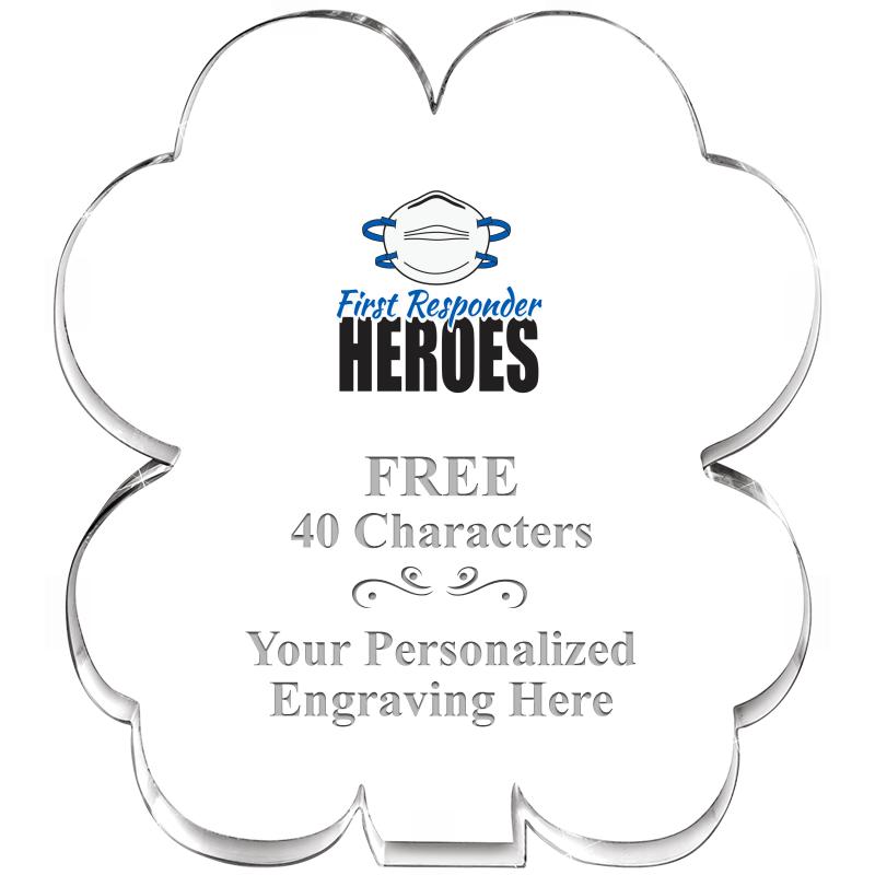 6" 4 LEAF CLOVER ACRYLIC