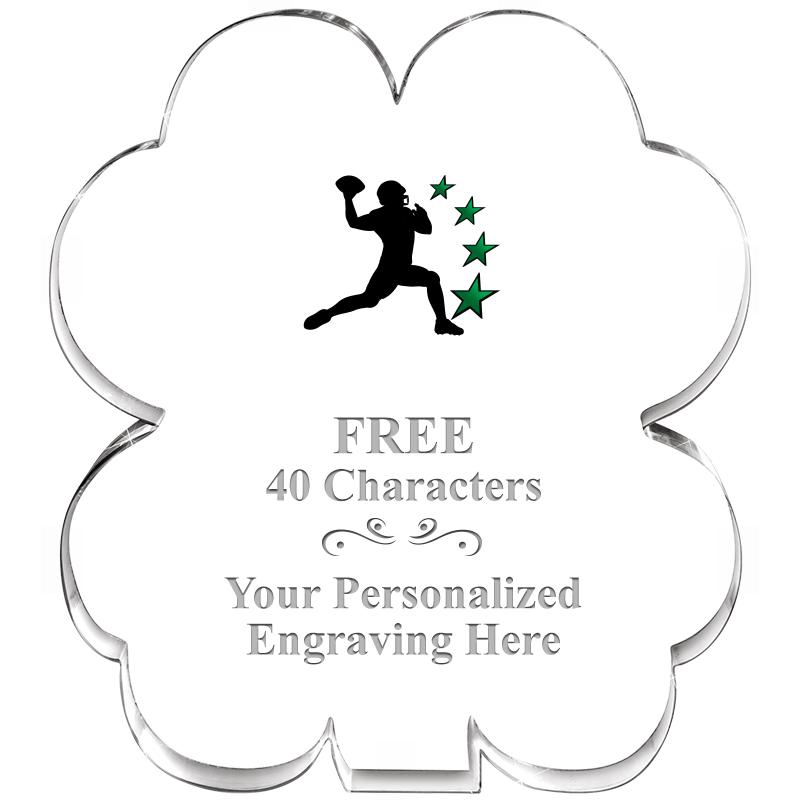 6" 4 LEAF CLOVER ACRYLIC