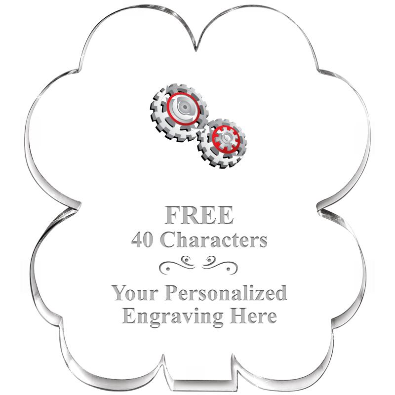 6" 4 LEAF CLOVER ACRYLIC