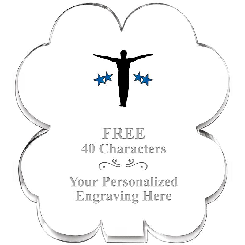 6" 4 LEAF CLOVER ACRYLIC