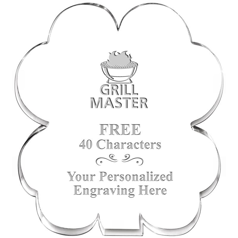 6" 4 LEAF CLOVER ACRYLIC