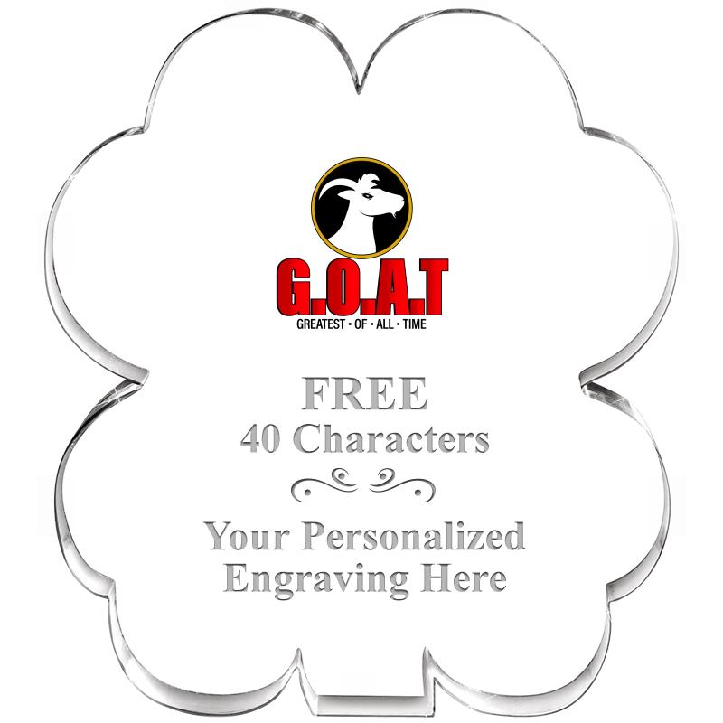 6" 4 LEAF CLOVER ACRYLIC