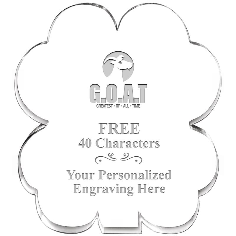 6" 4 LEAF CLOVER ACRYLIC