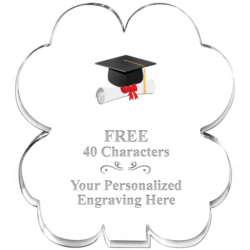 6" 4 LEAF CLOVER ACRYLIC