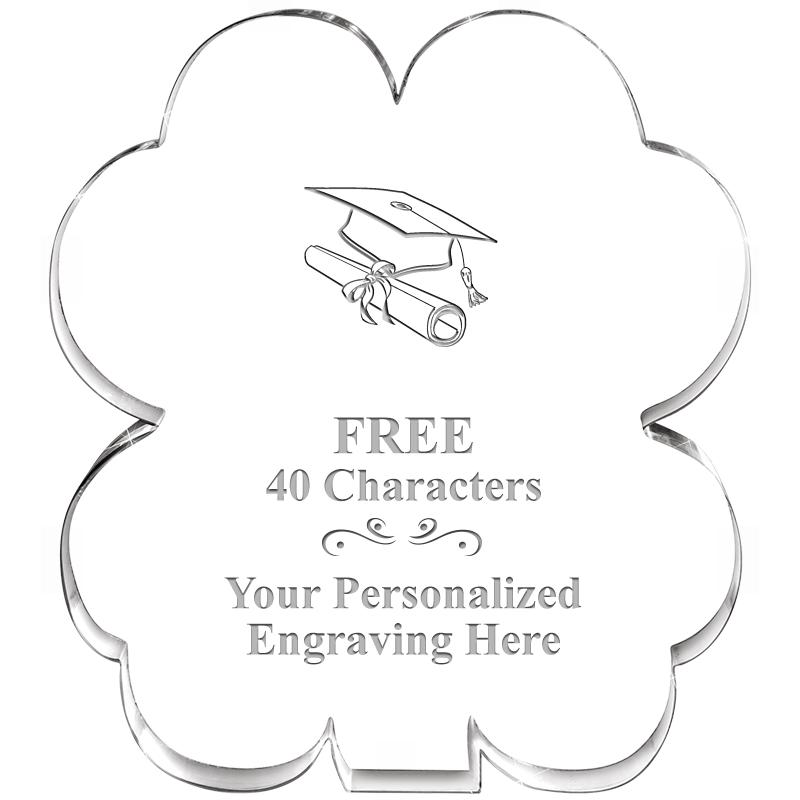 6" 4 LEAF CLOVER ACRYLIC