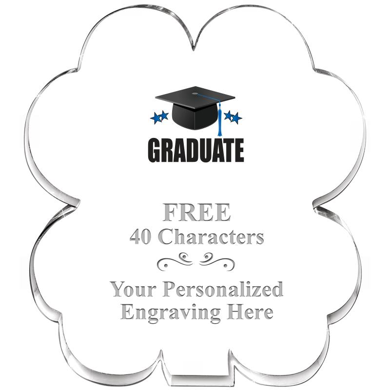 6" 4 LEAF CLOVER ACRYLIC