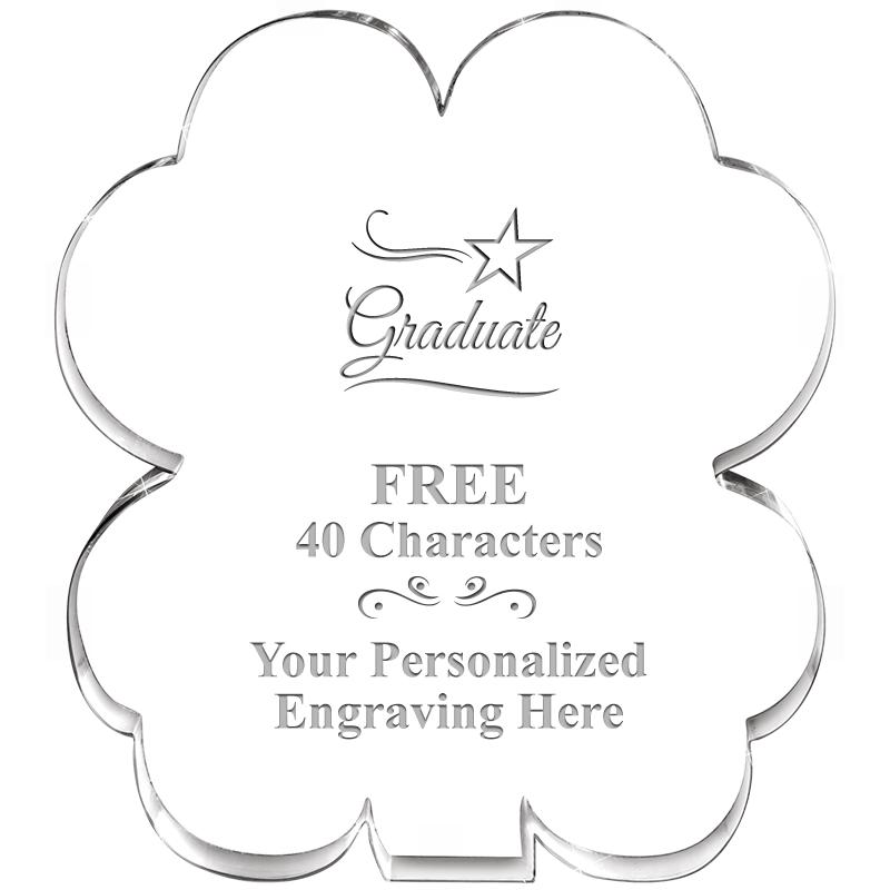 6" 4 LEAF CLOVER ACRYLIC