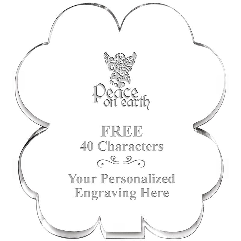 6" 4 LEAF CLOVER ACRYLIC