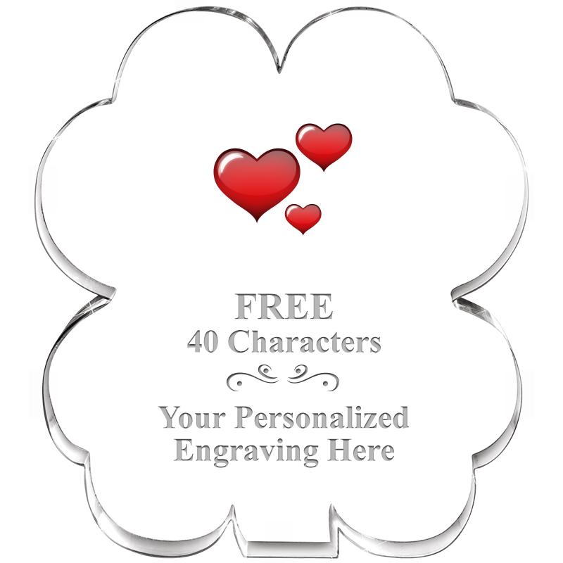 6" 4 LEAF CLOVER ACRYLIC