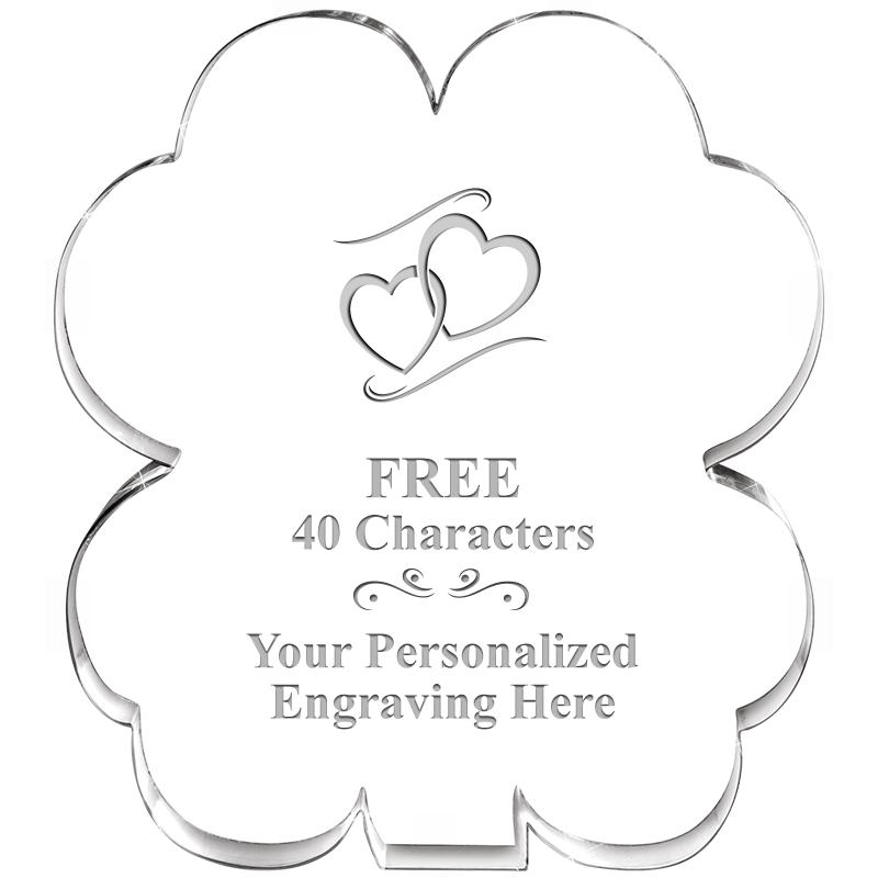 6" 4 LEAF CLOVER ACRYLIC