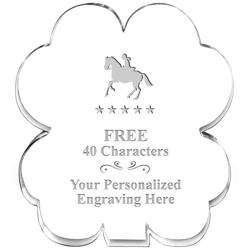 6" 4 LEAF CLOVER ACRYLIC