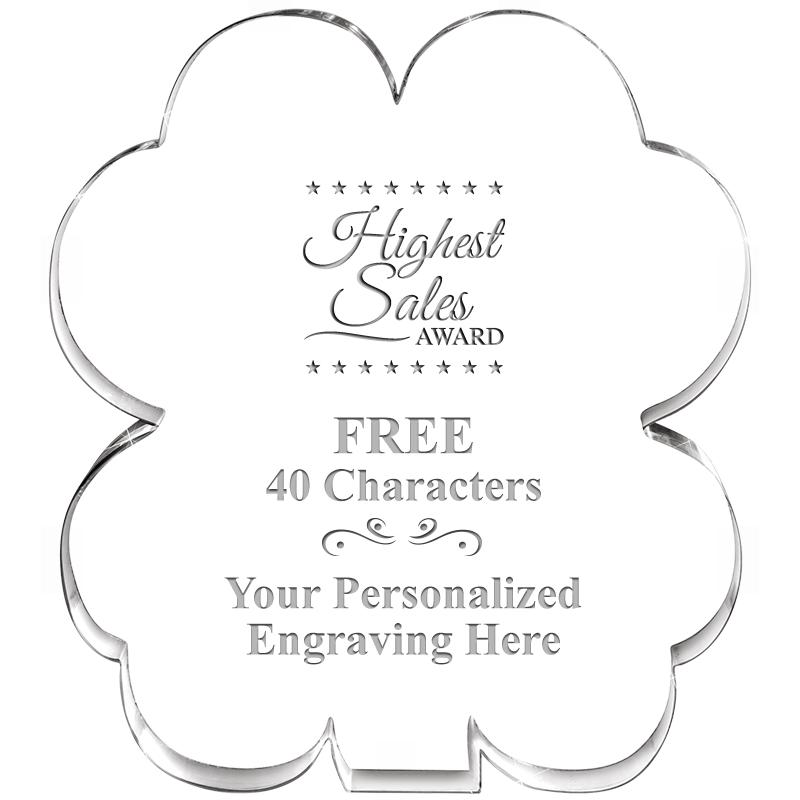 6" 4 LEAF CLOVER ACRYLIC