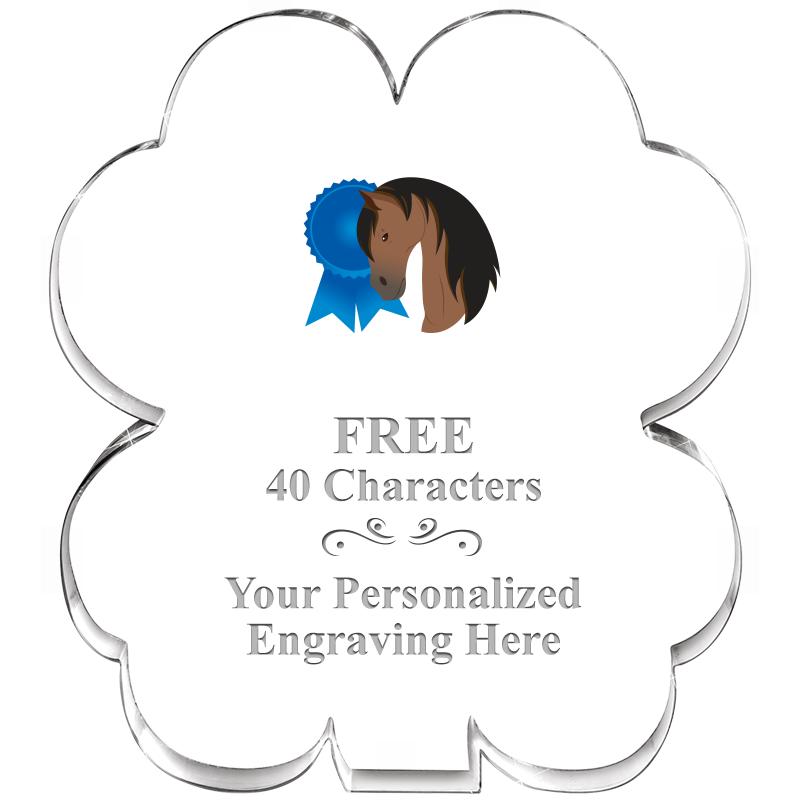 6" 4 LEAF CLOVER ACRYLIC