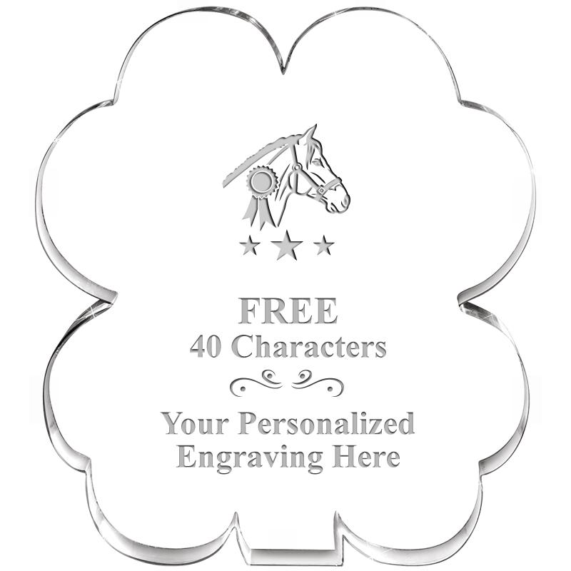 6" 4 LEAF CLOVER ACRYLIC