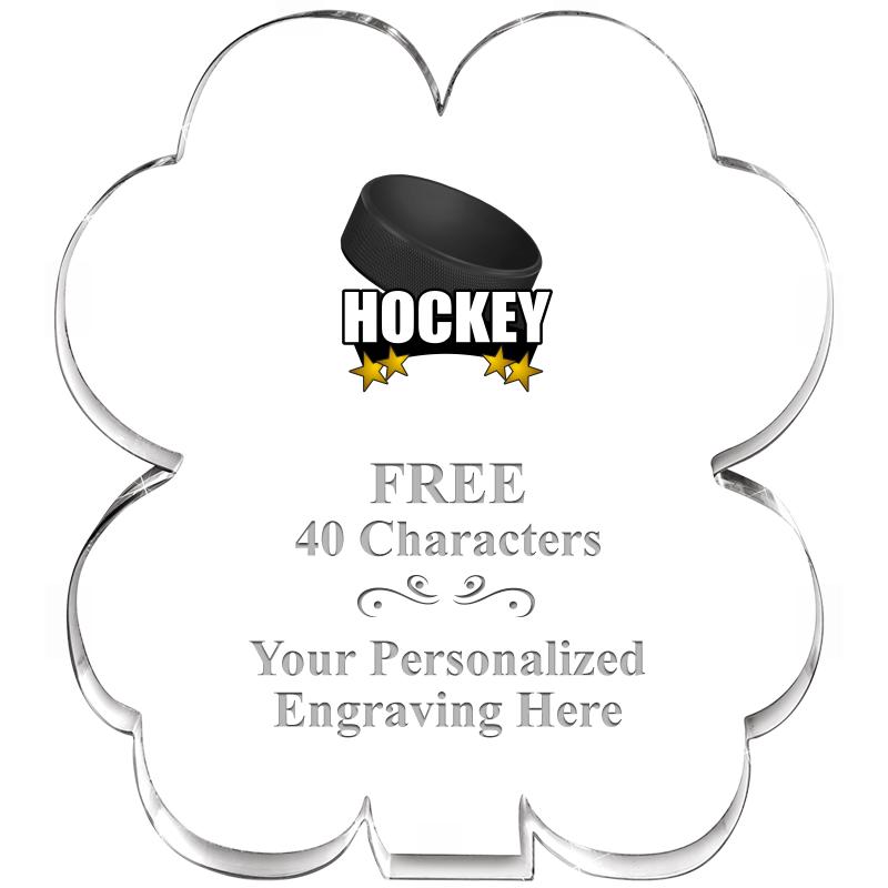 6" 4 LEAF CLOVER ACRYLIC