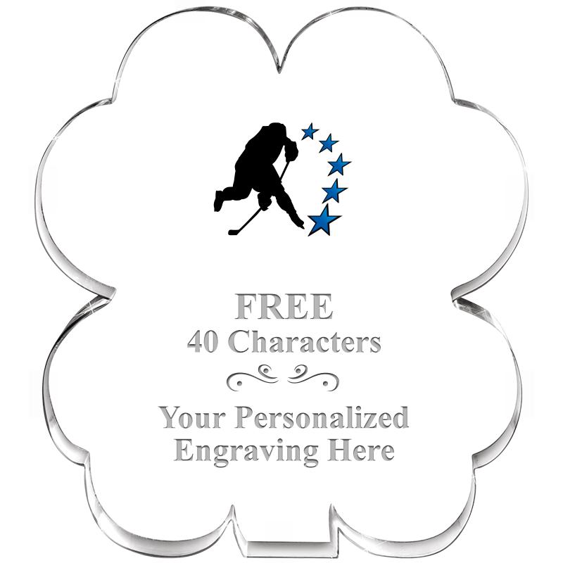 6" 4 LEAF CLOVER ACRYLIC