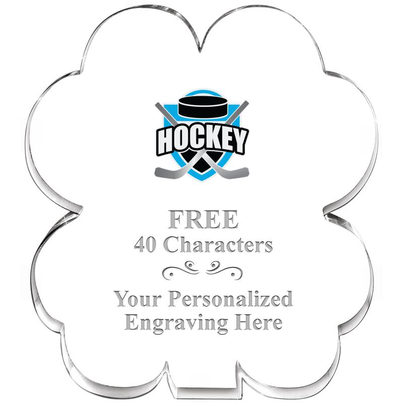 6" 4 LEAF CLOVER ACRYLIC