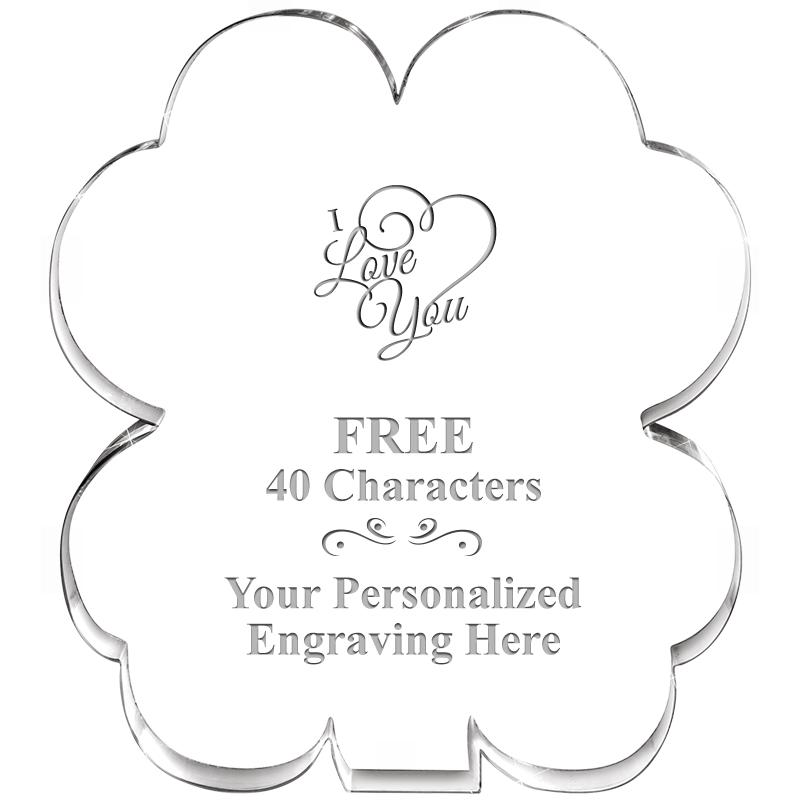 6" 4 LEAF CLOVER ACRYLIC