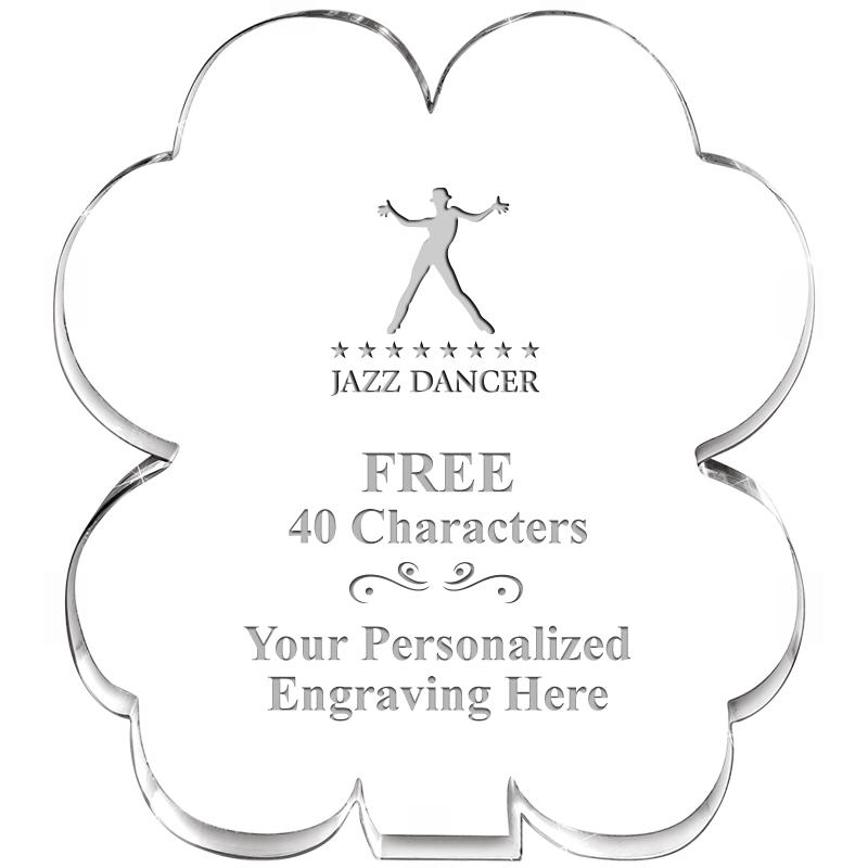 6" 4 LEAF CLOVER ACRYLIC