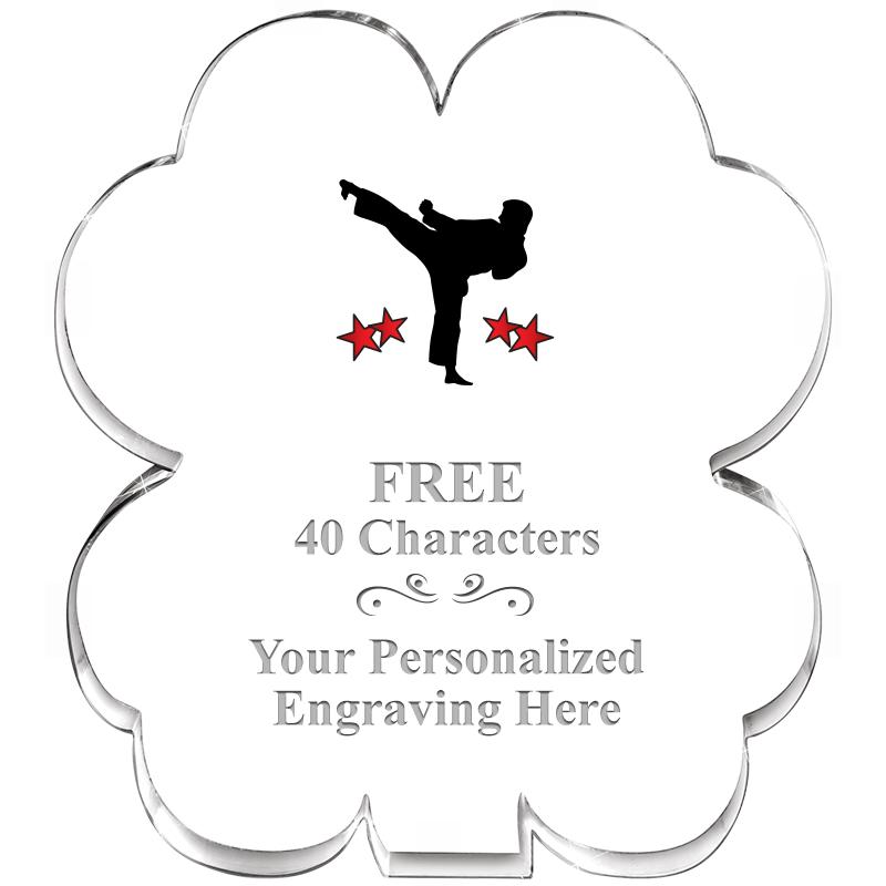 6" 4 LEAF CLOVER ACRYLIC