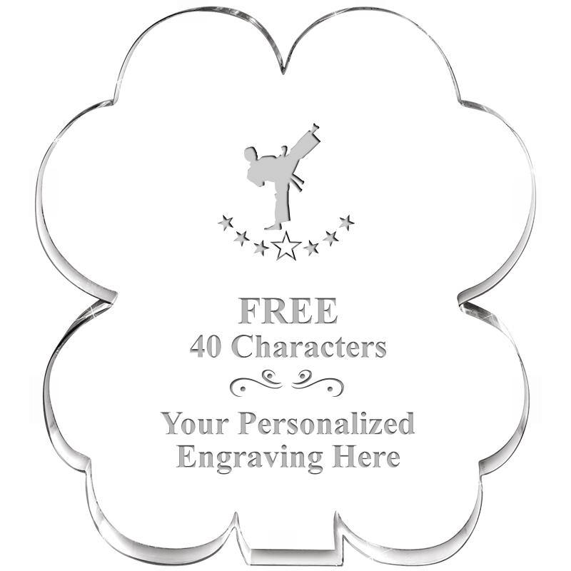 6" 4 LEAF CLOVER ACRYLIC