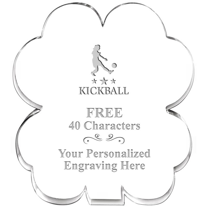 6" 4 LEAF CLOVER ACRYLIC