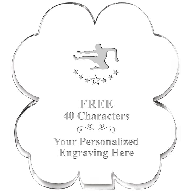 6" 4 LEAF CLOVER ACRYLIC