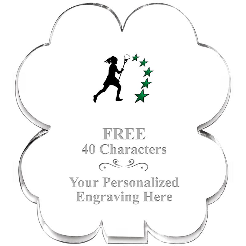 6" 4 LEAF CLOVER ACRYLIC