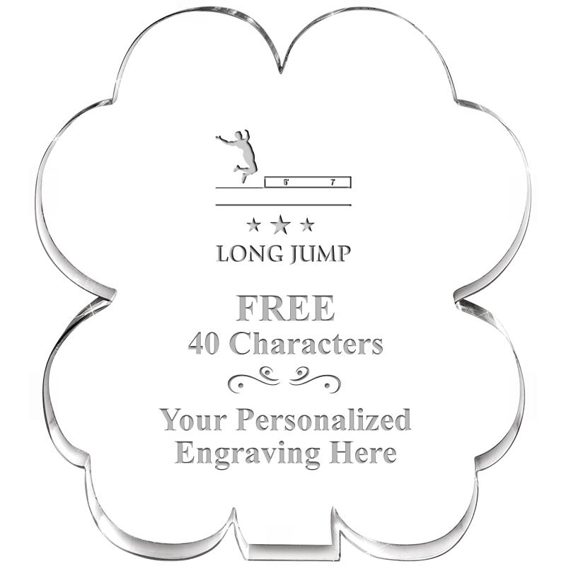 6" 4 LEAF CLOVER ACRYLIC