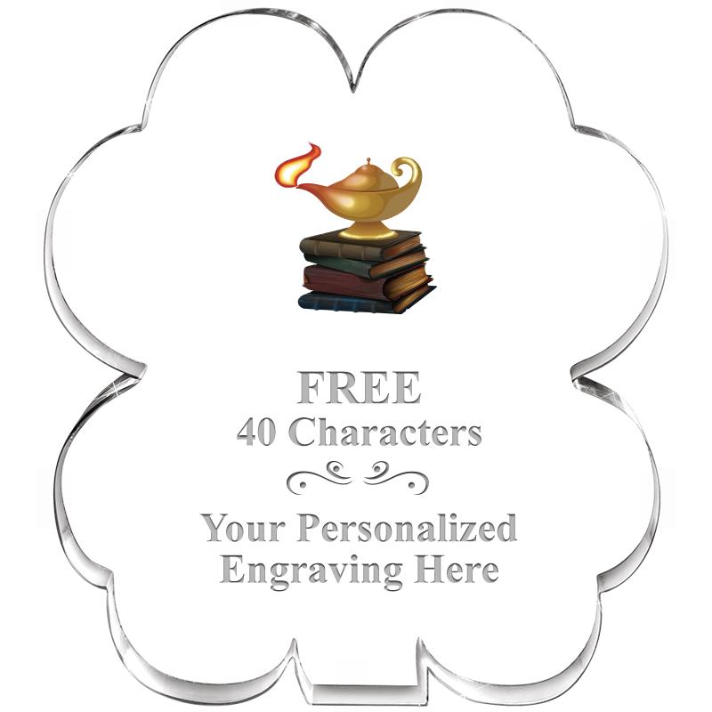 6" 4 LEAF CLOVER ACRYLIC