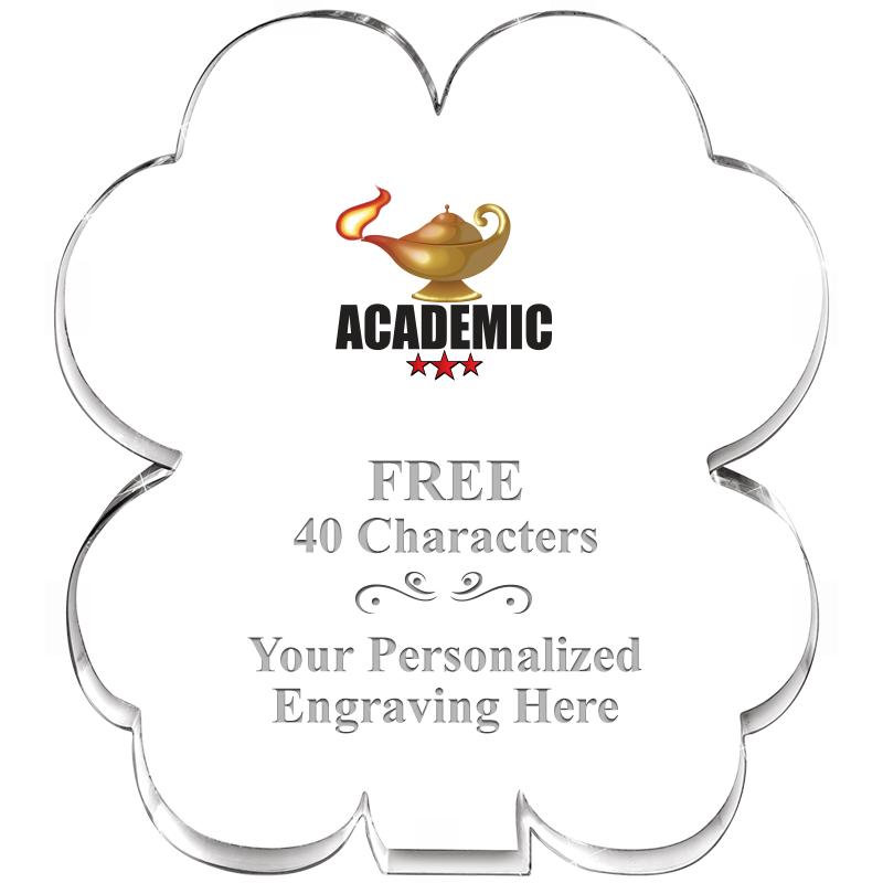 6" 4 LEAF CLOVER ACRYLIC