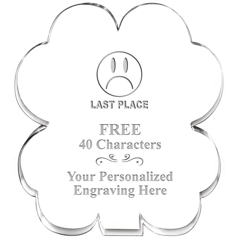 6" 4 LEAF CLOVER ACRYLIC