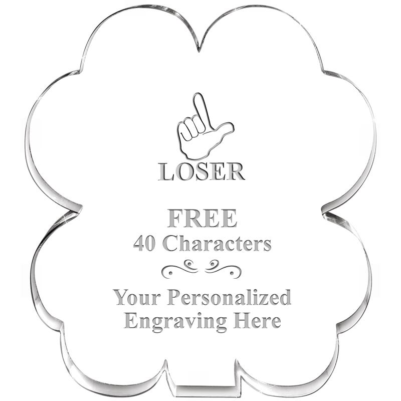 6" 4 LEAF CLOVER ACRYLIC