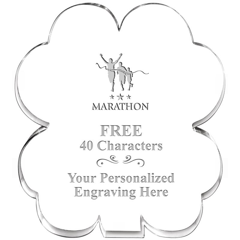 6" 4 LEAF CLOVER ACRYLIC