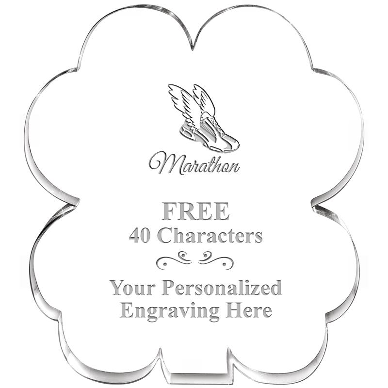 6" 4 LEAF CLOVER ACRYLIC