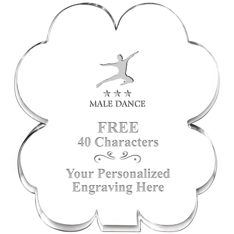 6" 4 LEAF CLOVER ACRYLIC