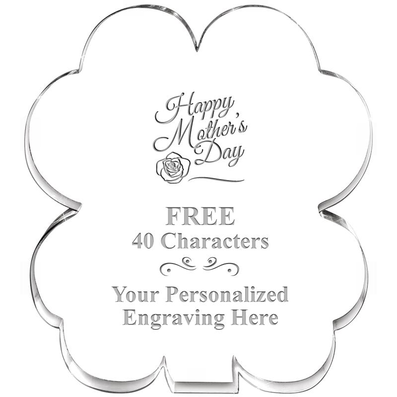 6" 4 LEAF CLOVER ACRYLIC