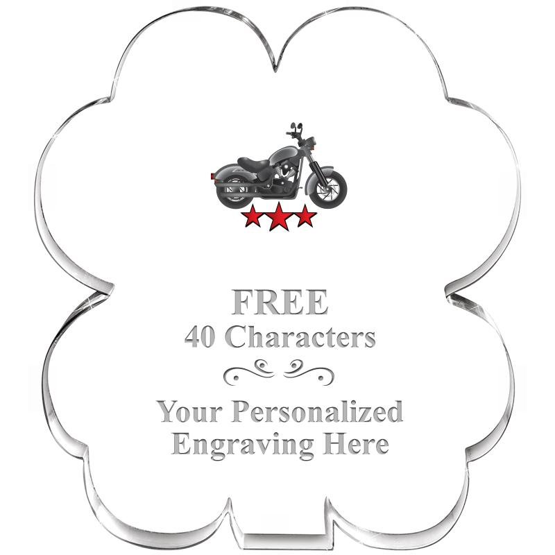 6" 4 LEAF CLOVER ACRYLIC