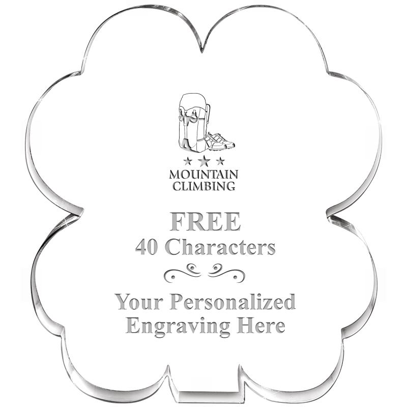 6" 4 LEAF CLOVER ACRYLIC