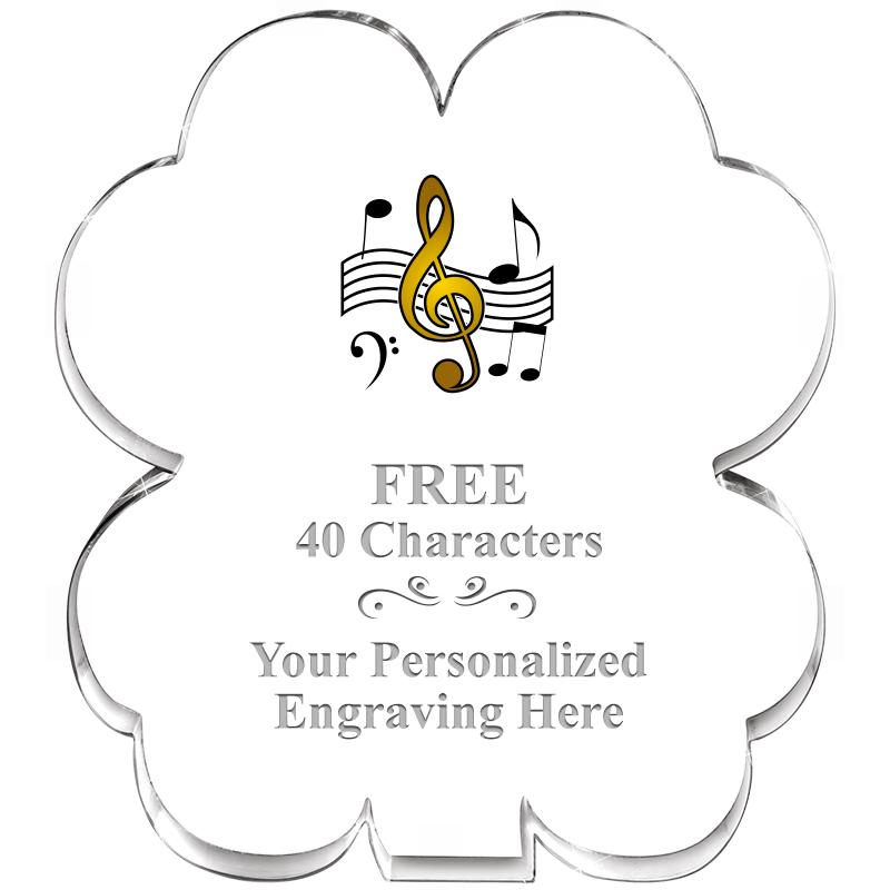 6" 4 LEAF CLOVER ACRYLIC