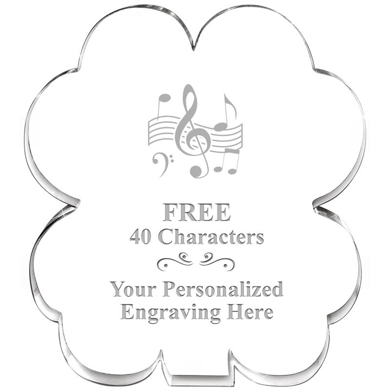 6" 4 LEAF CLOVER ACRYLIC