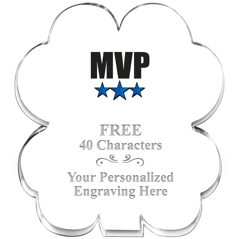 6" 4 LEAF CLOVER ACRYLIC