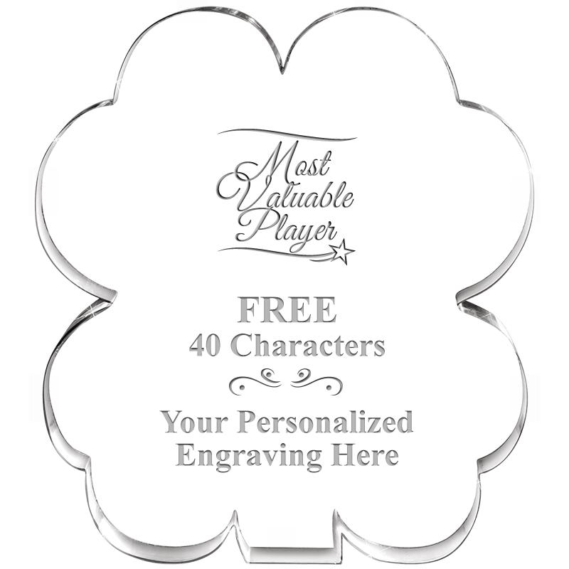 6" 4 LEAF CLOVER ACRYLIC