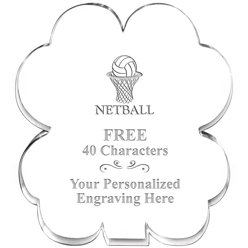 6" 4 LEAF CLOVER ACRYLIC